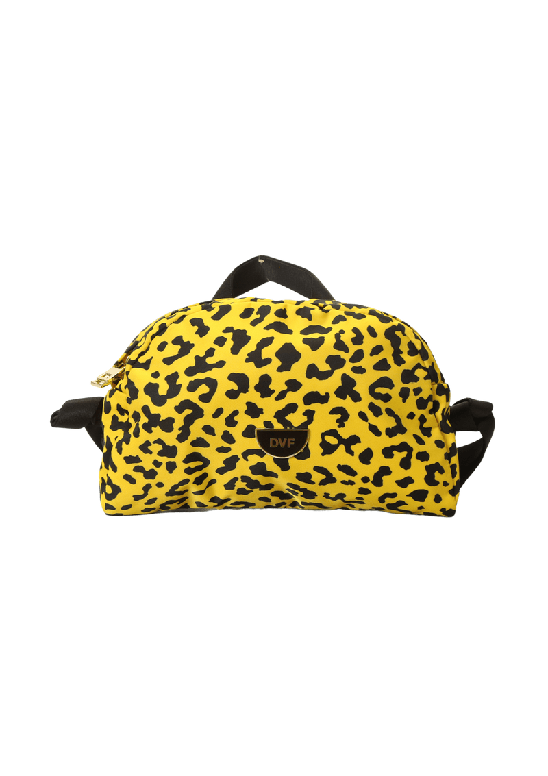 NYLON ANIMAL PRINT BELT BAG