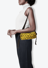 NYLON ANIMAL PRINT BELT BAG