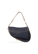 DENIM SADDLE BAG