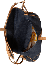 DENIM SADDLE BAG