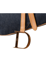 DENIM SADDLE BAG