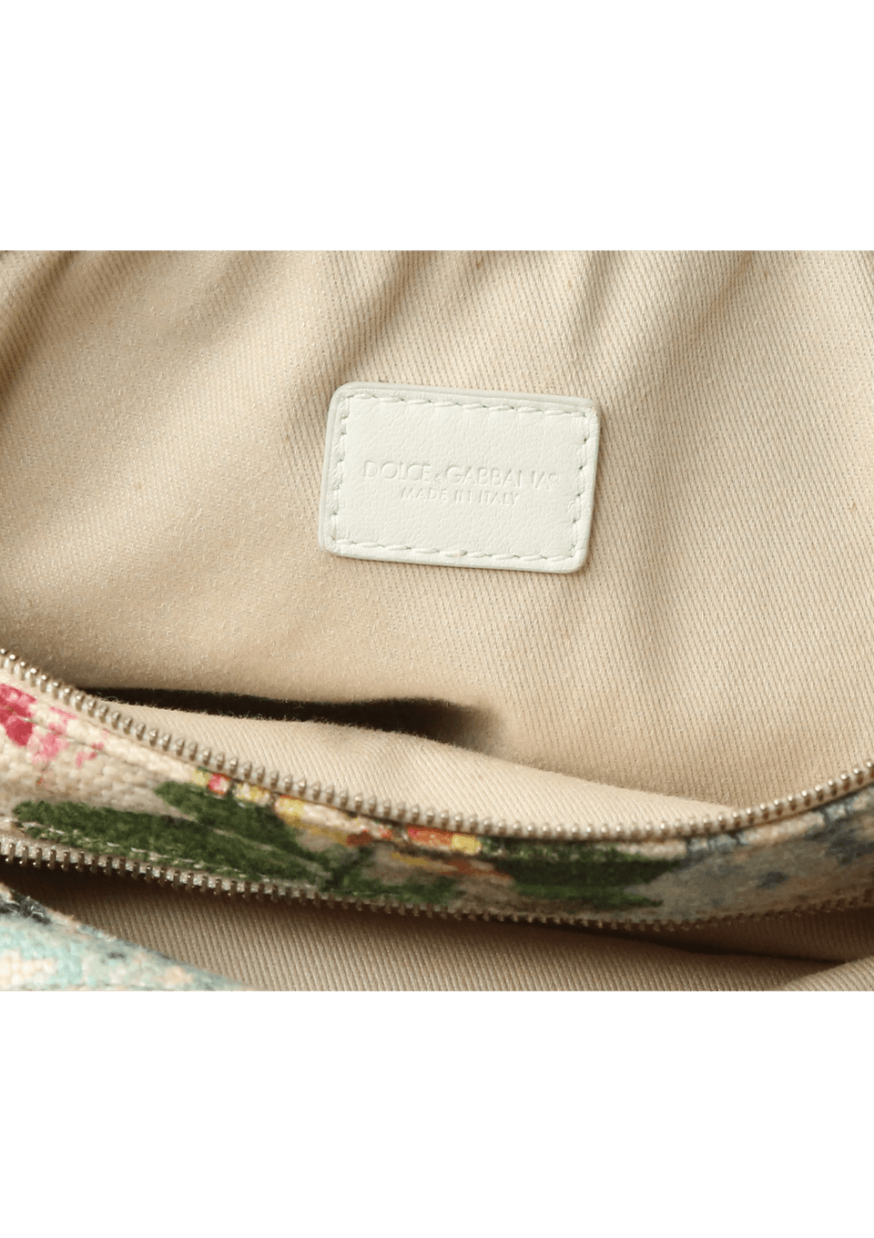 FLORAL CANVAS SATCHEL
