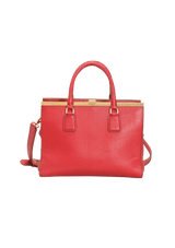 GRAINED LEATHER BAG