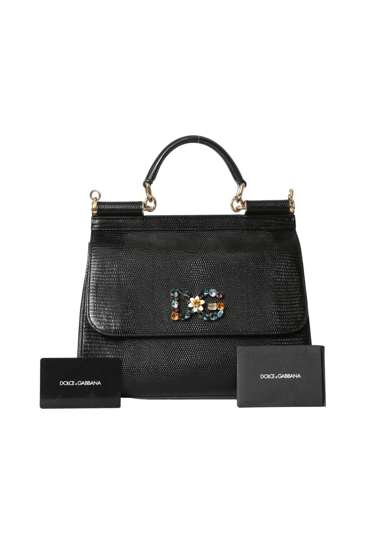 IGUANA EMBOSSED MISS SICILY