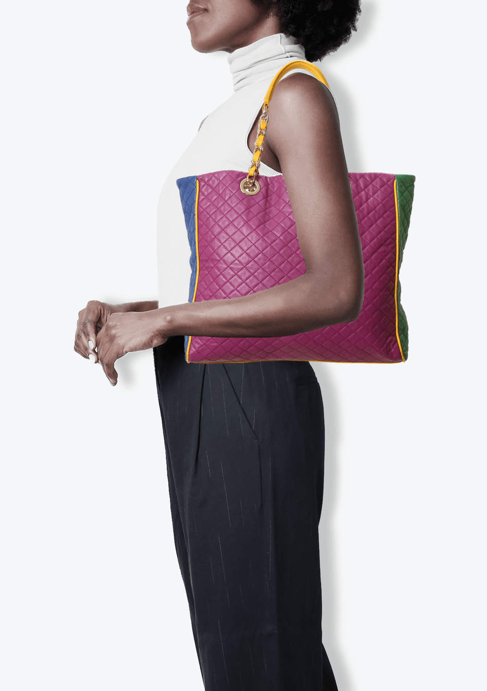 LILY GLAM COLORBLOCK TOTE