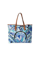 PRINTED TOTE WITH POUCH