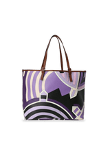 PRINTED TOTE WITH POUCH