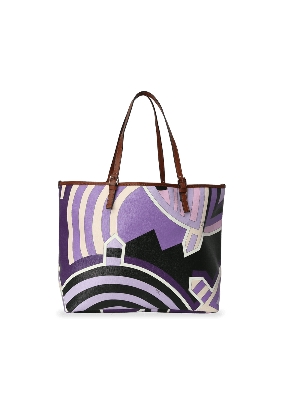 PRINTED TOTE WITH POUCH