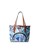 PRINTED TOTE WITH POUCH