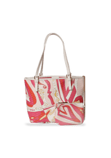 PRINTED TOTE WITH POUCH