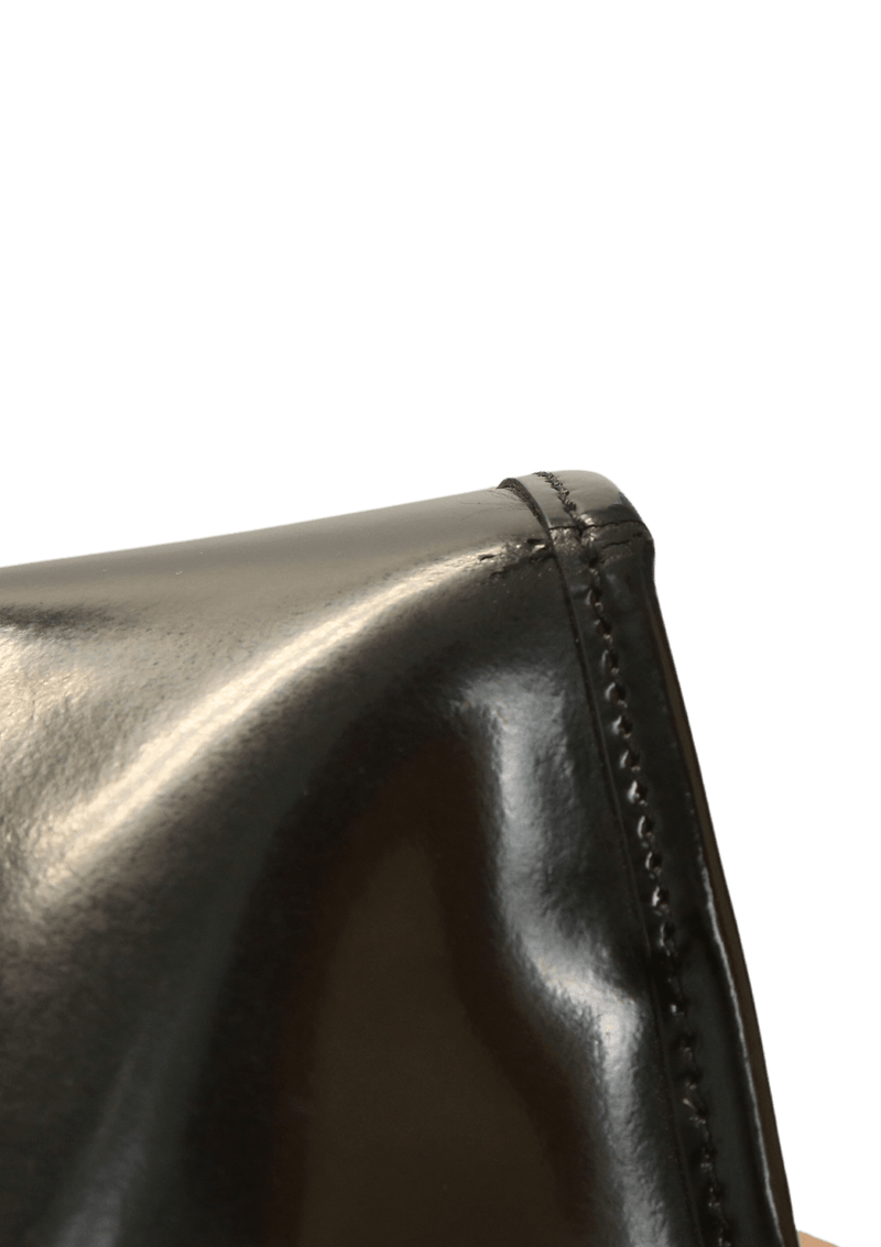 PATENT LEATHER HANDLE BAG