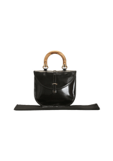 PATENT LEATHER HANDLE BAG