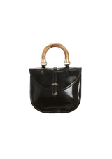 PATENT LEATHER HANDLE BAG