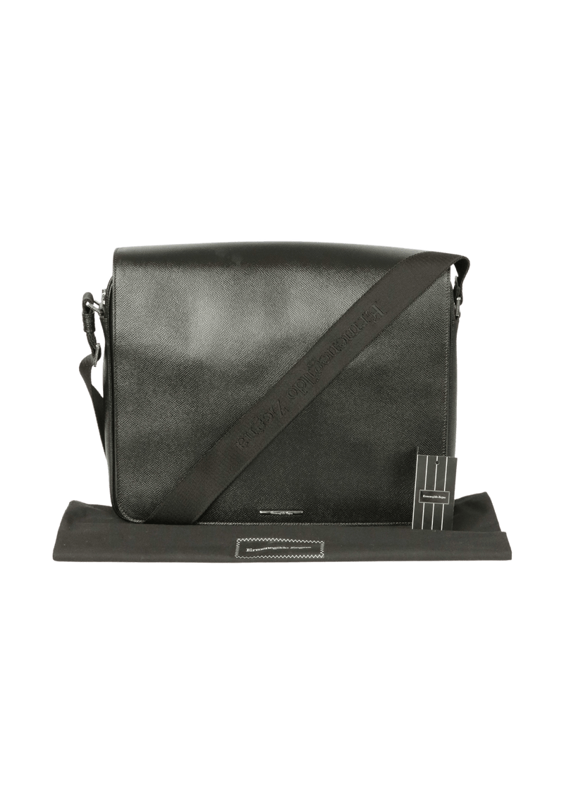 LEATHER MESSENGER BAG