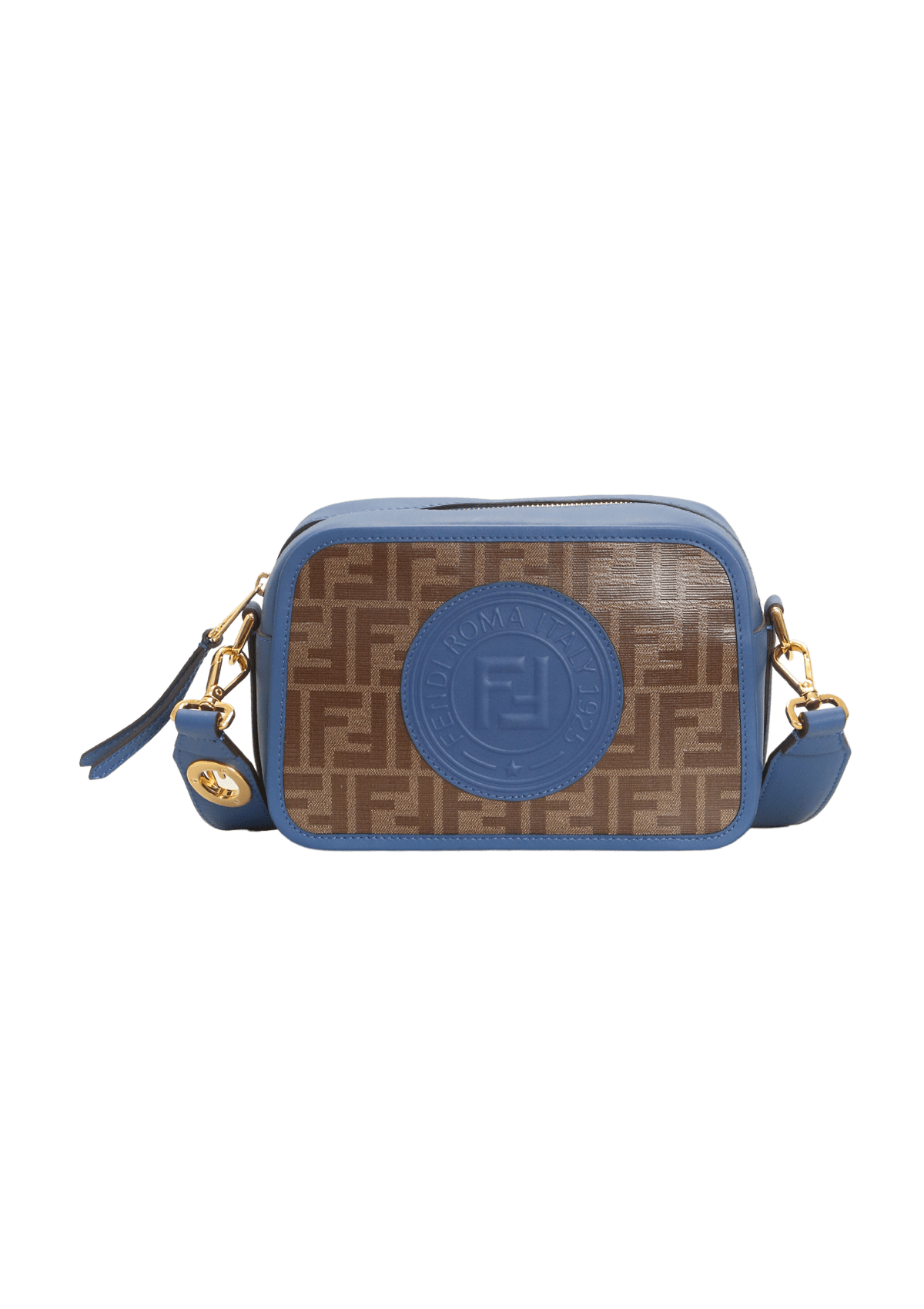 BOLSA FENDI 1947 STAMP PATCH CAMERA CASE BAG MARROM ORIGINAL – Gringa