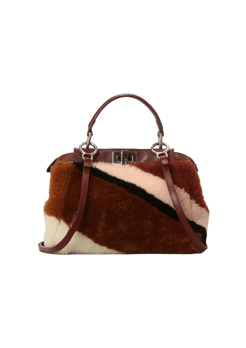 2 WAYS SHEARLING PEEKABOO BAG