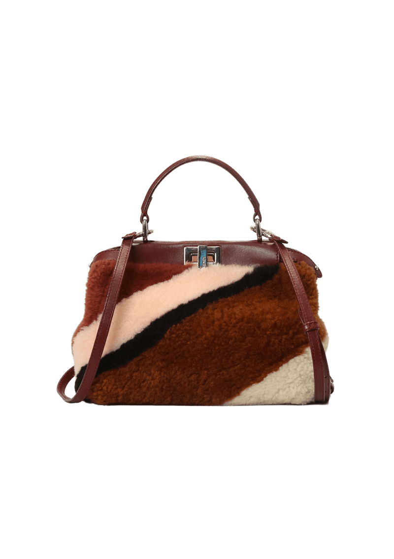 2 WAYS SHEARLING PEEKABOO BAG