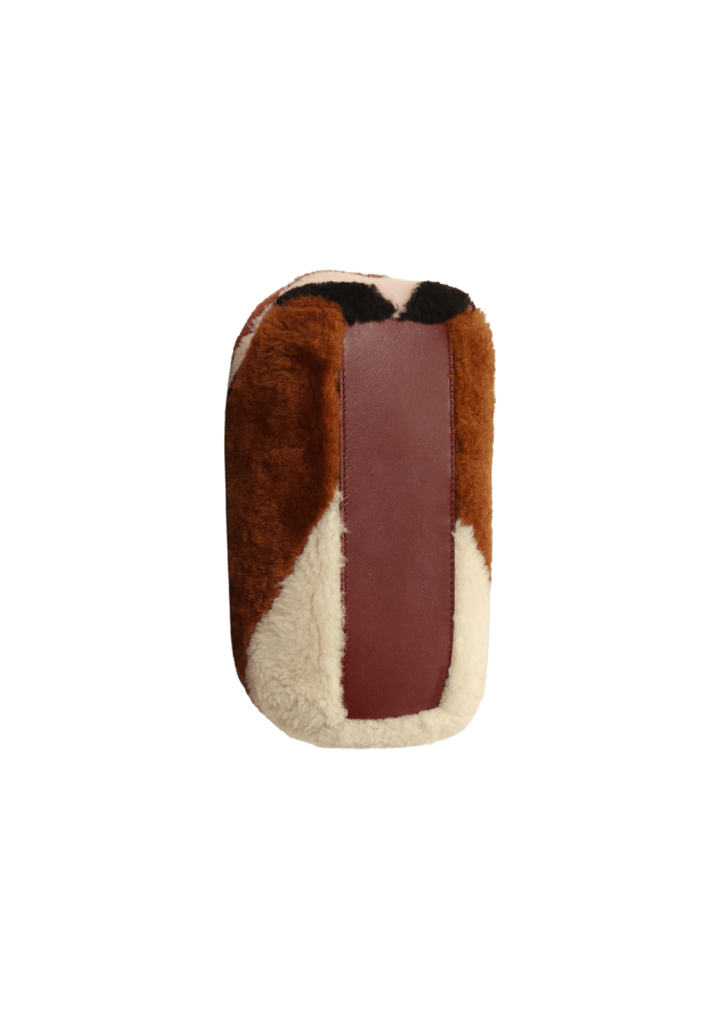 2 WAYS SHEARLING PEEKABOO BAG