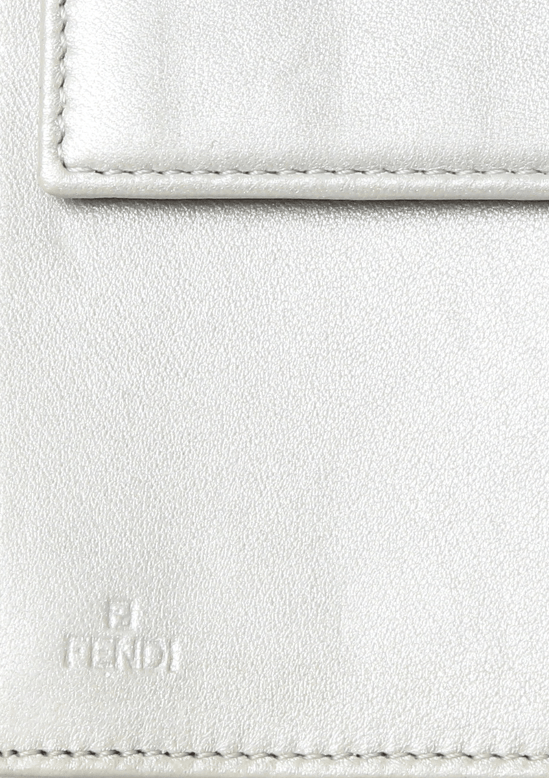 LOGO-EMBOSSED WALLET ON CHAIN