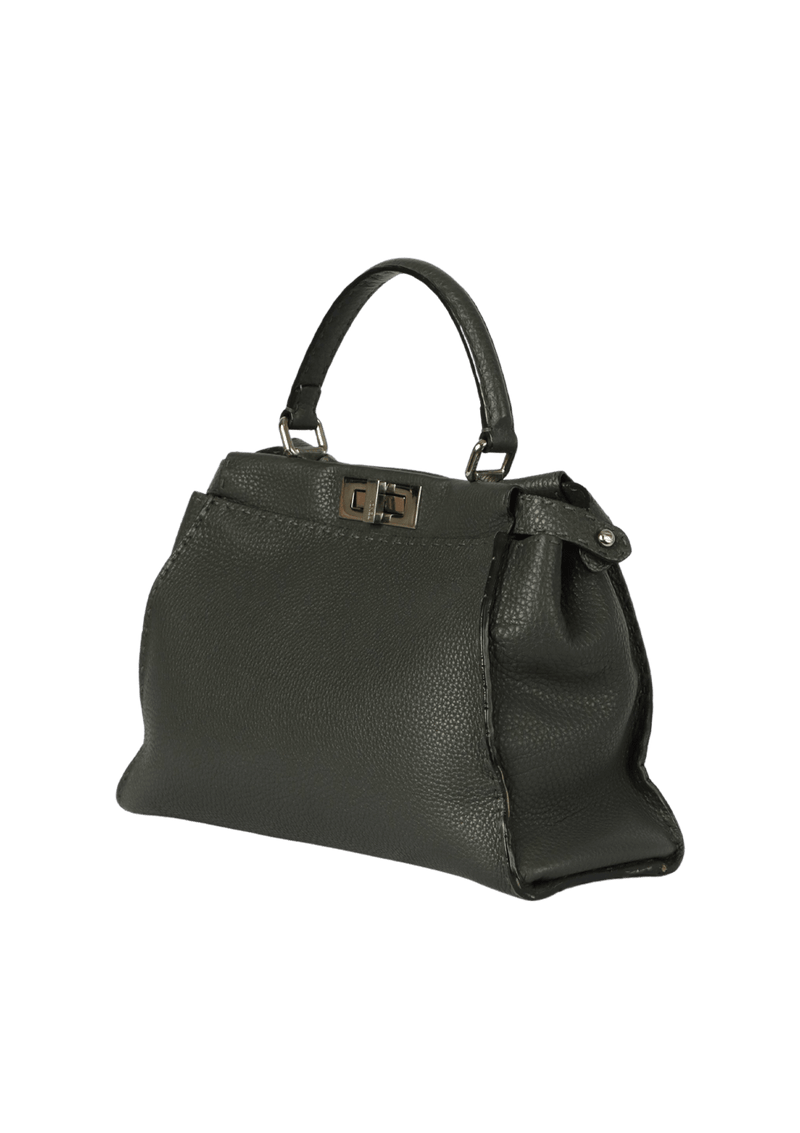 BOLSA FENDI PEEKABOO BAG CINZA ORIGINAL – Gringa