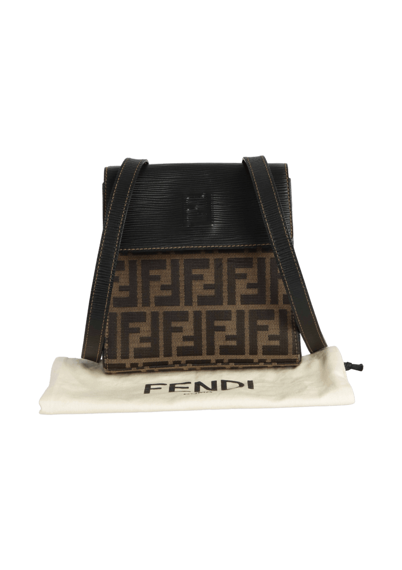 Vintage fendi outlet zucca crossbody bag