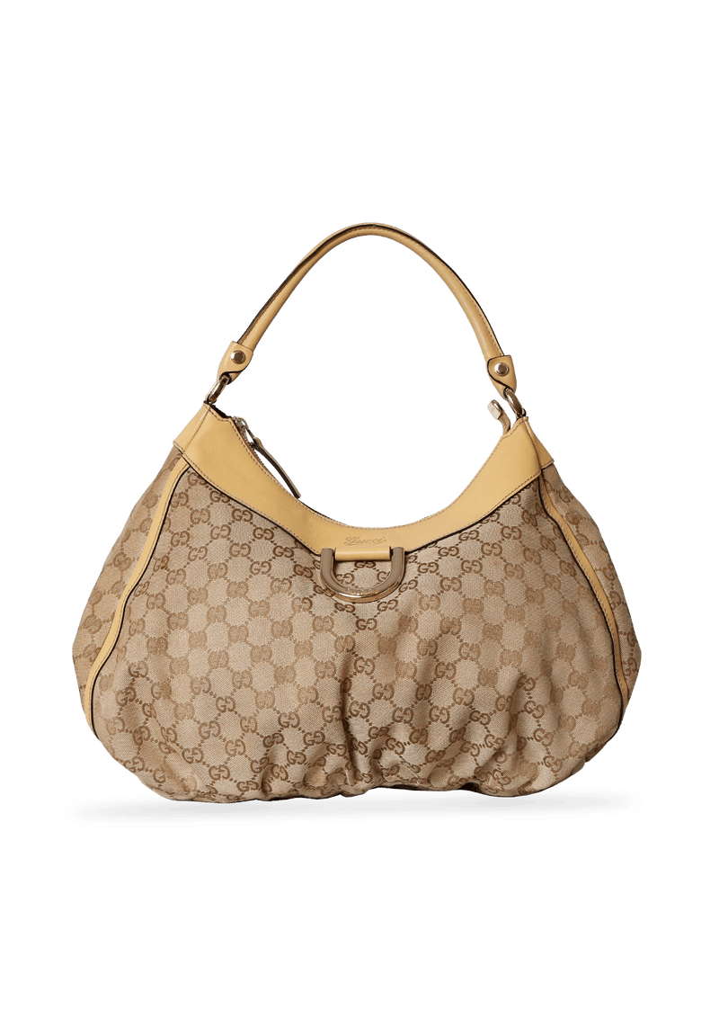 GG CANVAS D RING HOBO