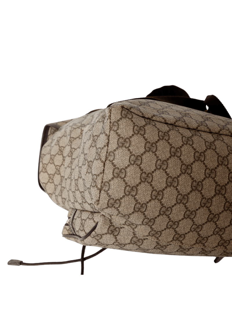 GG COATED CANVAS BACKPACK