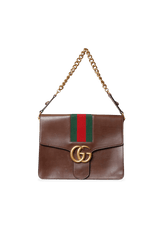 GG MARMONT WEB CALFSKIN BAG