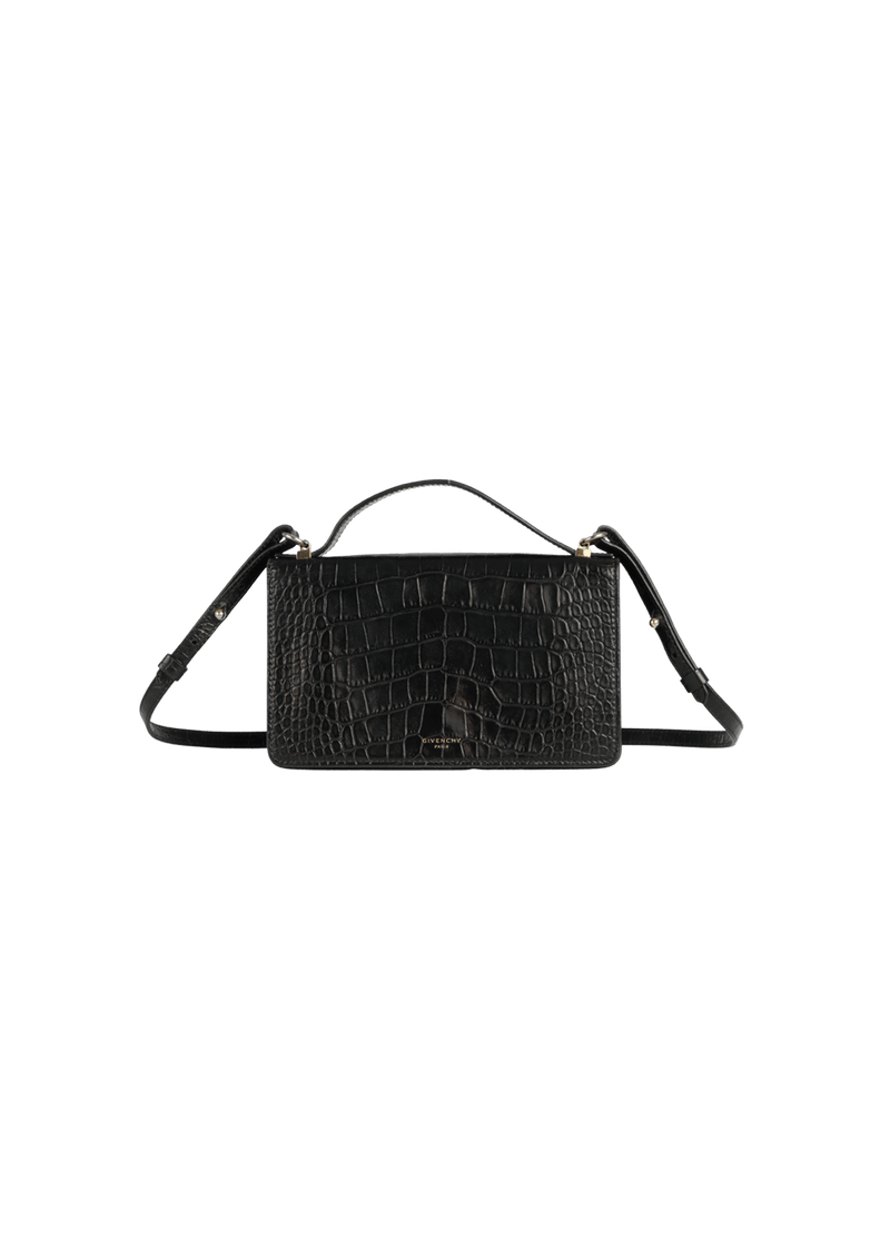 CROCODILE FLAP BAG