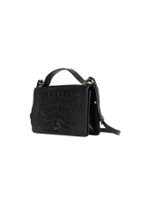 CROCODILE FLAP BAG