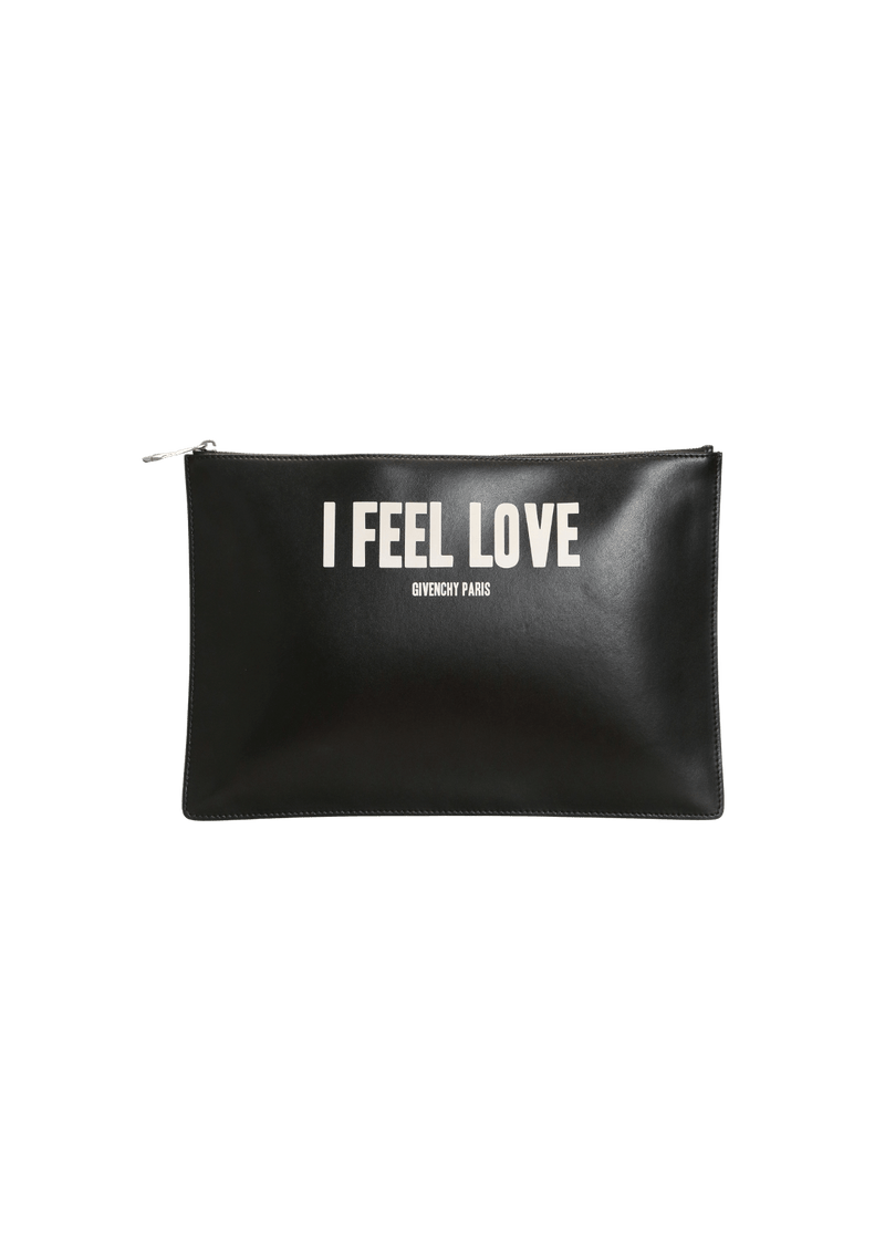 LARGE I FEEL LOVE POUCH