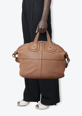 LEATHER NIGHTINGALE SHOPPER 