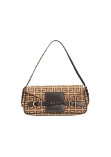 SIGNATURE CANVAS SHOULDER FLAP BAG