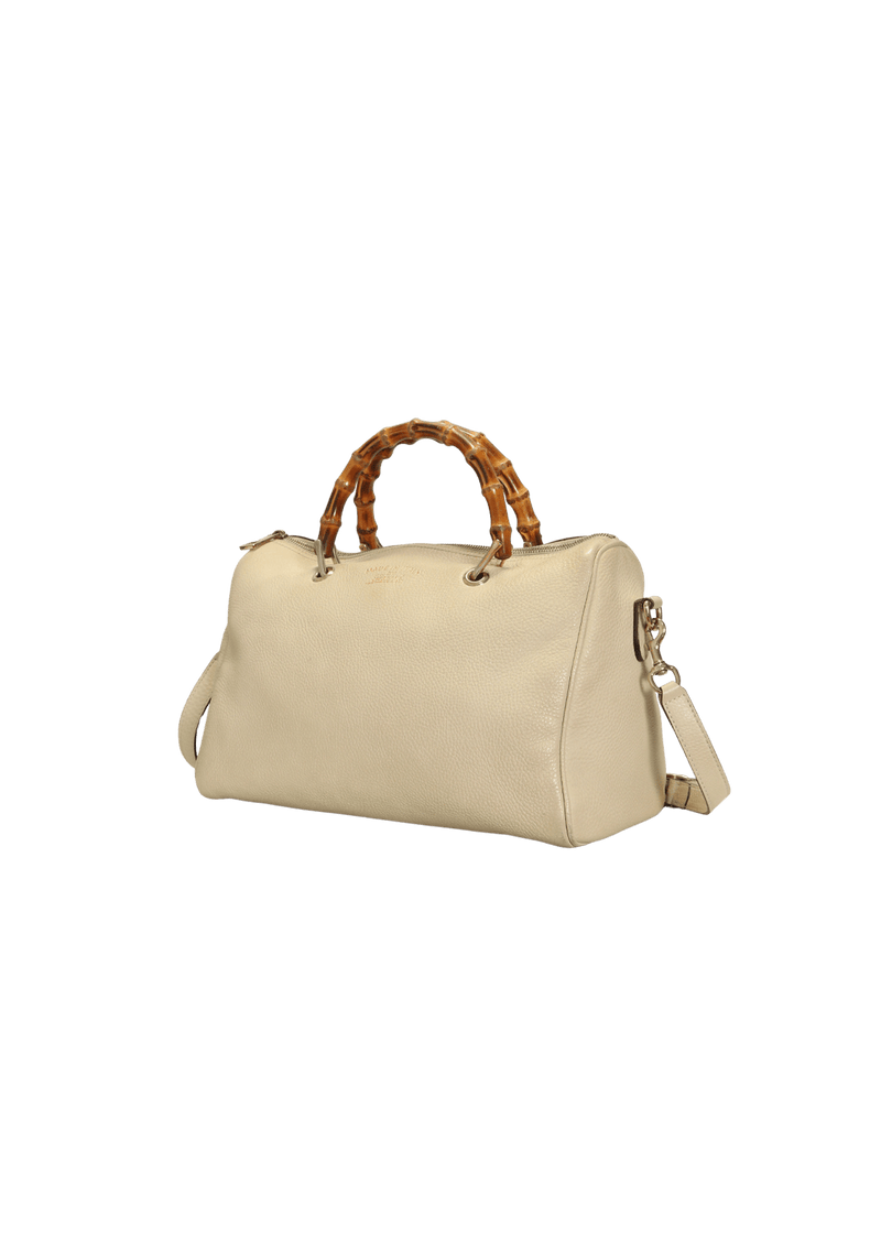 BAMBOO MEDIUM SHOPPER BOSTON TOTE