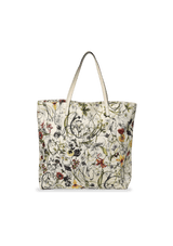 BOTANICAL FLORAL PRINT TOTE