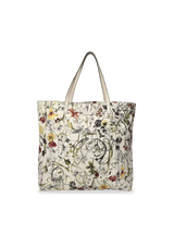 BOTANICAL FLORAL PRINT TOTE