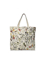 BOTANICAL FLORAL PRINT TOTE