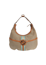 CANVAS WEB GG REINS HOBO BAG