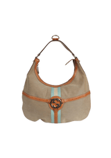 CANVAS WEB GG REINS HOBO BAG