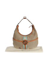 CANVAS WEB GG REINS HOBO BAG