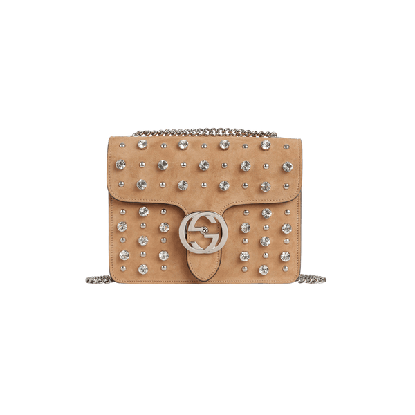 Bolsa Gucci Crystal Horsebit - Inffino, Brechó de Luxo Online