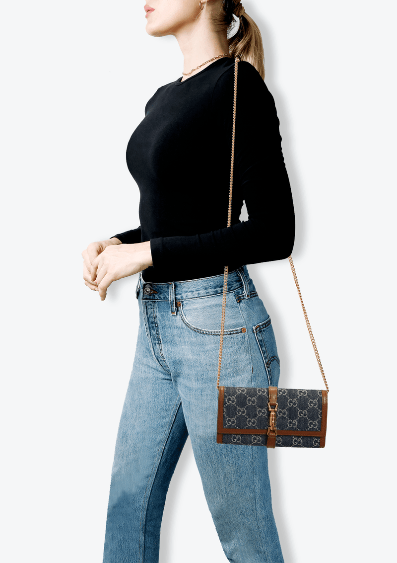 DENIM JACKIE 1961 CHAIN WALLET