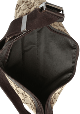 GG CANVAS SADDLE ZIP