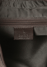 GG CANVAS SADDLE ZIP