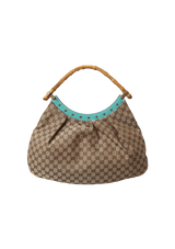 GG CANVAS BAMBOO BAG