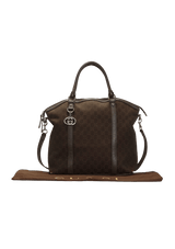 GG CANVAS CONVERTIBLE DOME BAG