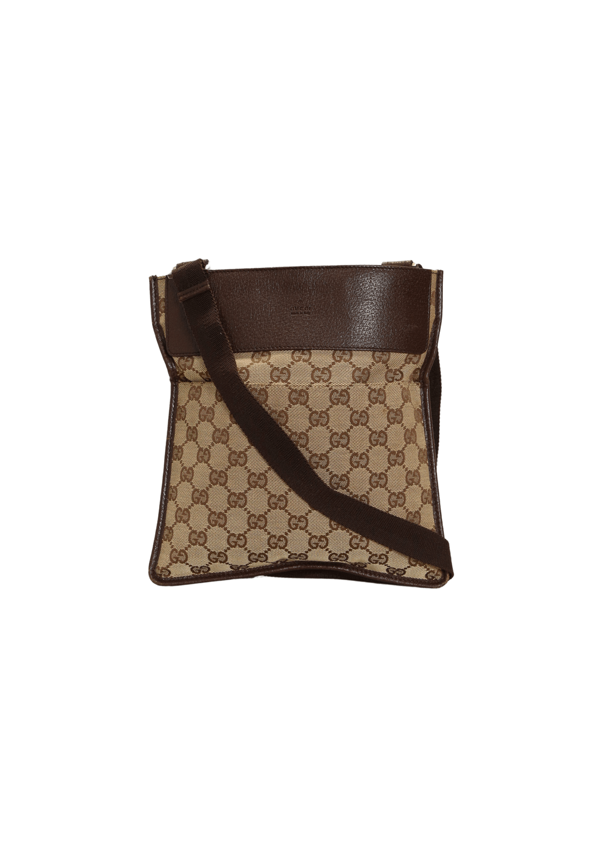 バッグ GUCCI GG PATTERN CANVAS LEATHER BODY BAG BOLSA-GUCCI-GG-CANVAS-