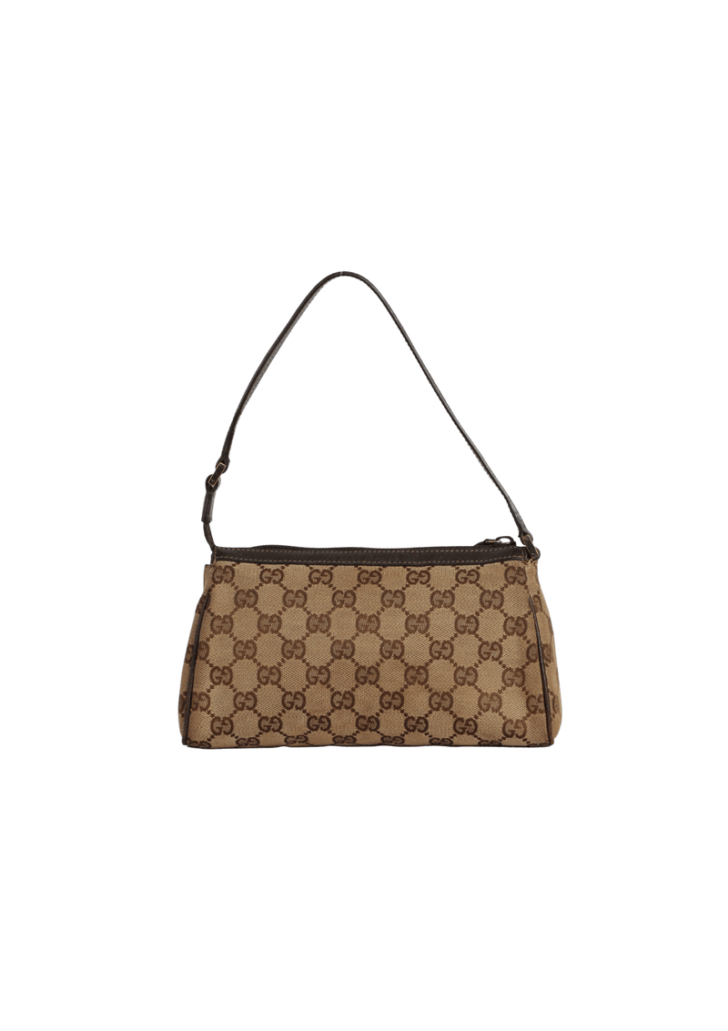 GG CANVAS D-RING POCHETTE