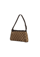 GG CANVAS D-RING POCHETTE