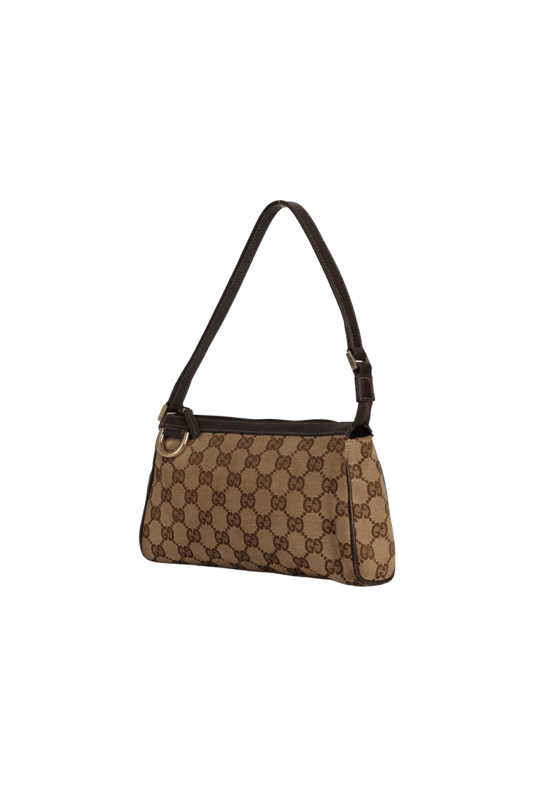 GG CANVAS D-RING POCHETTE